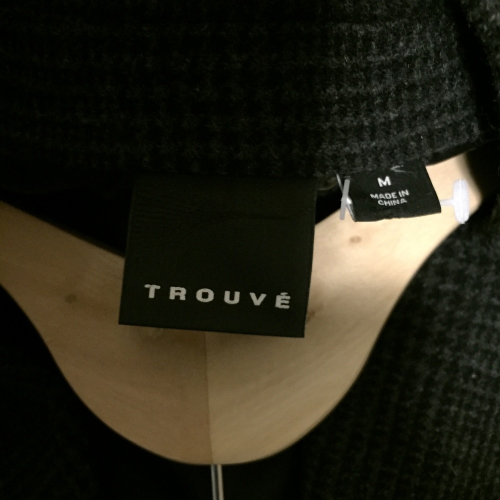 Trouve Lightweight Wool Coat - Size: Medium - Picture 6 of 7